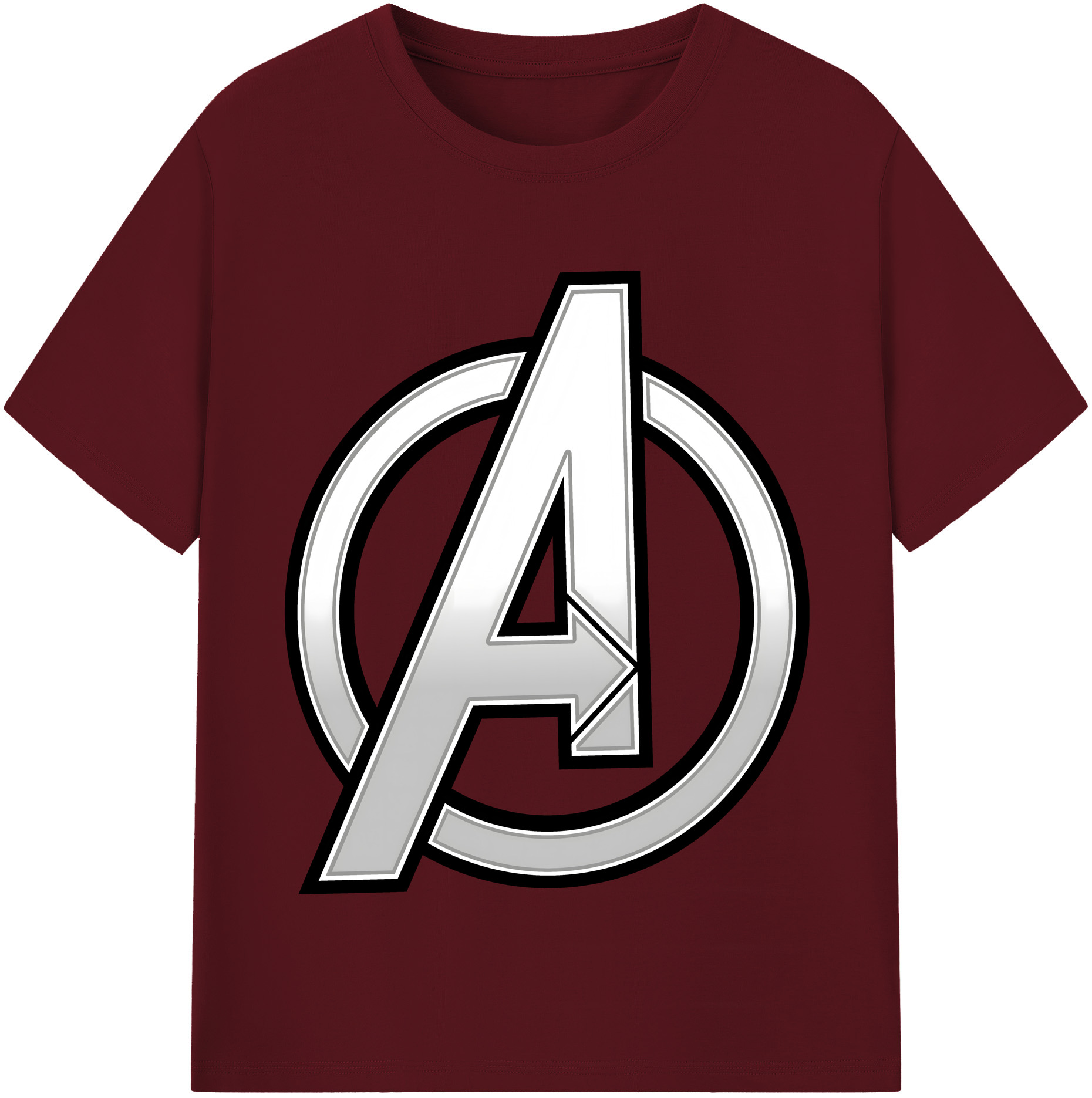 （画像用） アベンジャーズ The Avengers 綿100％半袖Tシャツ（フロントプリント）